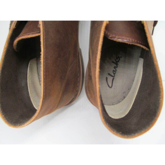 Clarks Bushacre  Brown Chukka Lace Boot Mens Size US 11